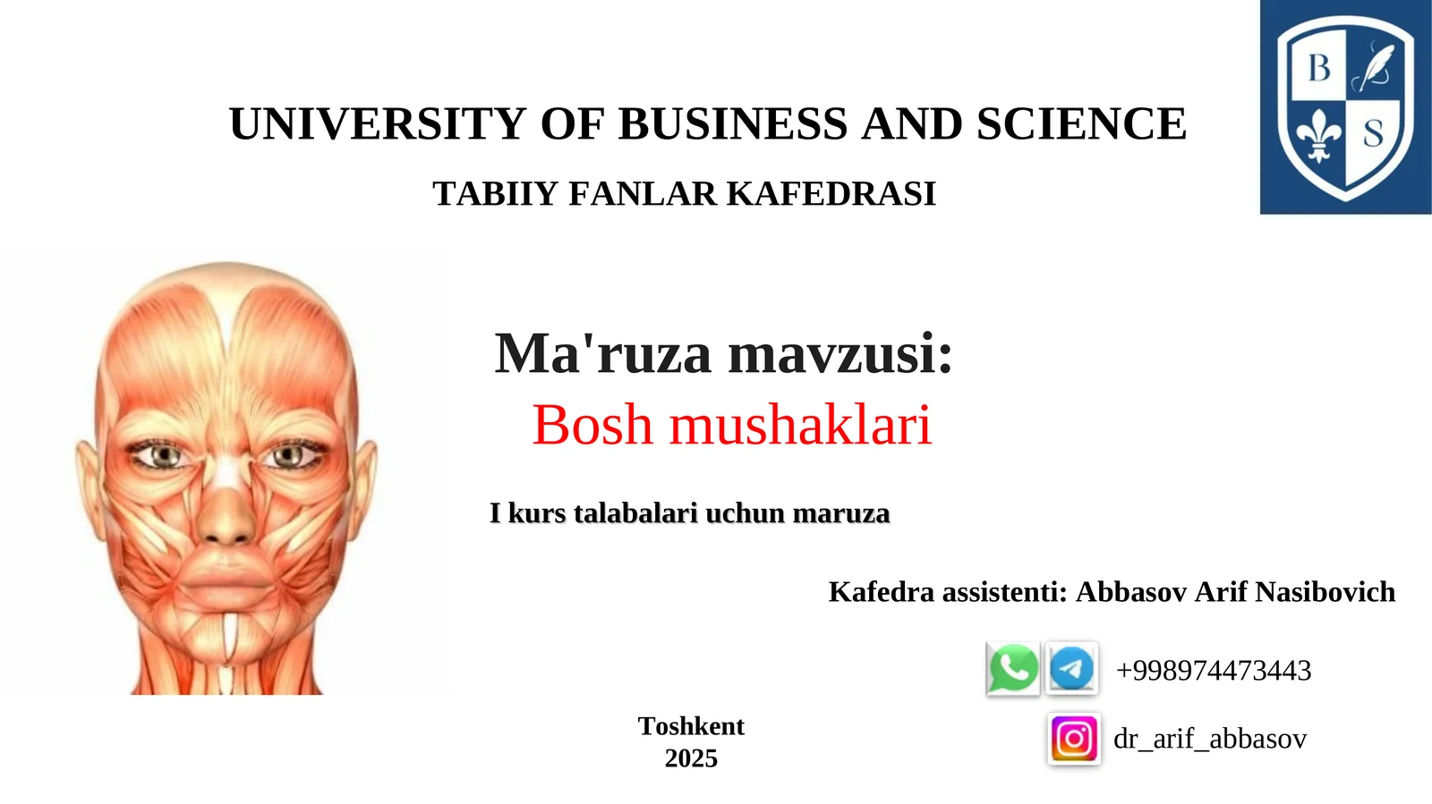 Bosh muskullari