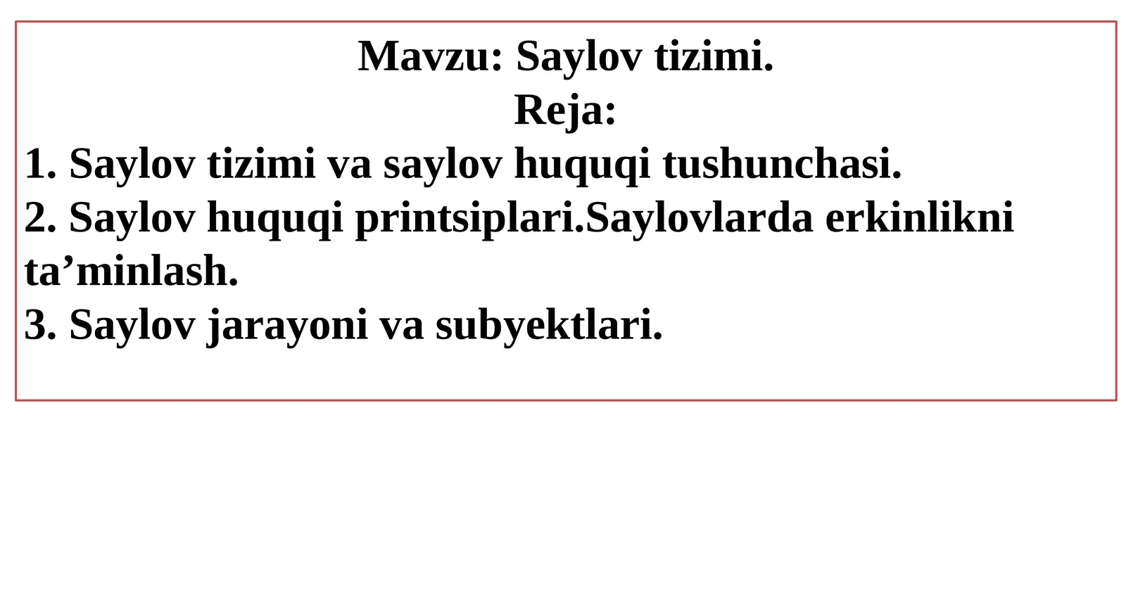 Saylovtizimi