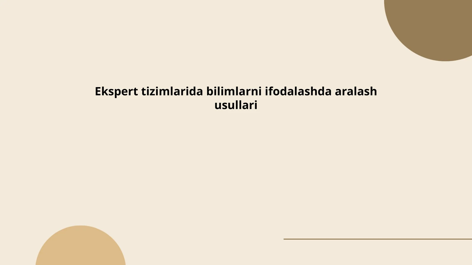 Gibrid bilimlar bazasi