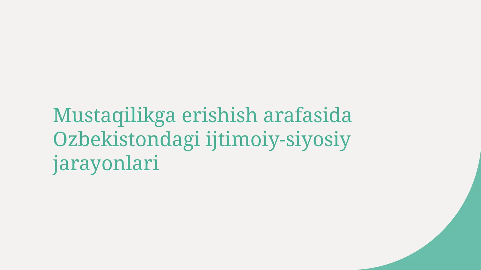 mustaqil yillaridagi uzb tarihi