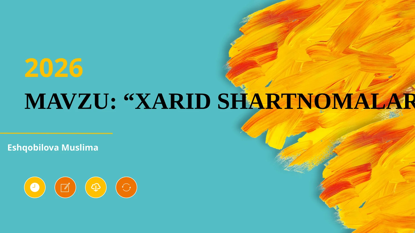 XARID SHARTNOMALARI