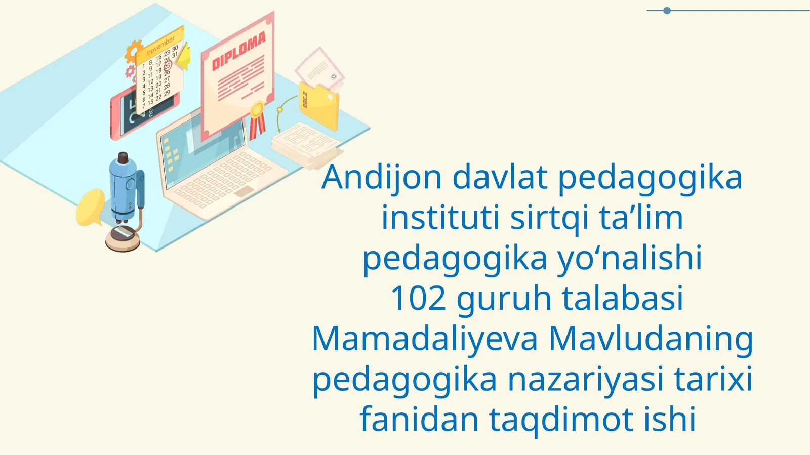VII asrdan IX asrning birinchi yarmigacha oʻrta osiyoda tarbiya, maktab va pedagogik fikrlar