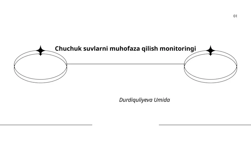 Chuchuk suvlarni muhofaza qilish monitoringi