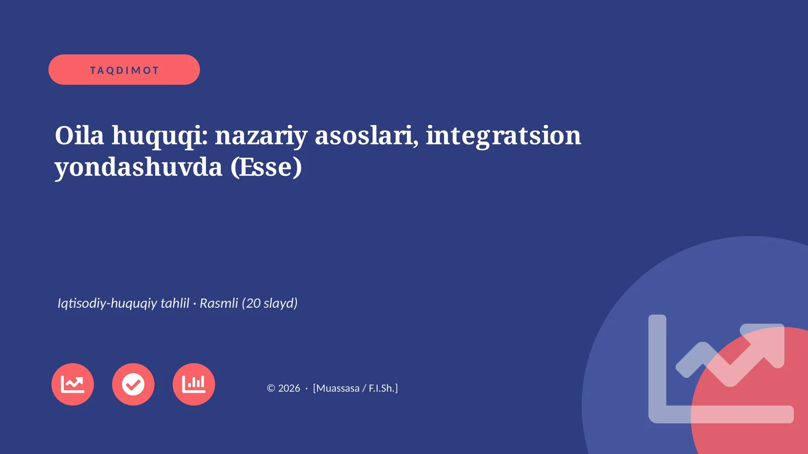 Oila huquqi: nazariy asoslari, integratsion yondashuvda (Esse)