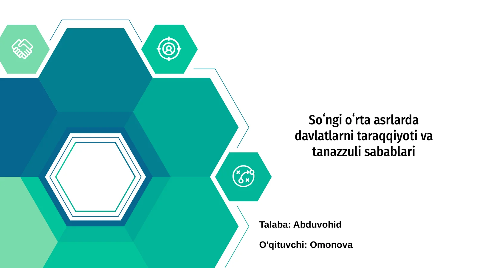 Soʻngi oʻrta asrlarda davlatlarni taraqqiyoti va tanazzuli sabablari