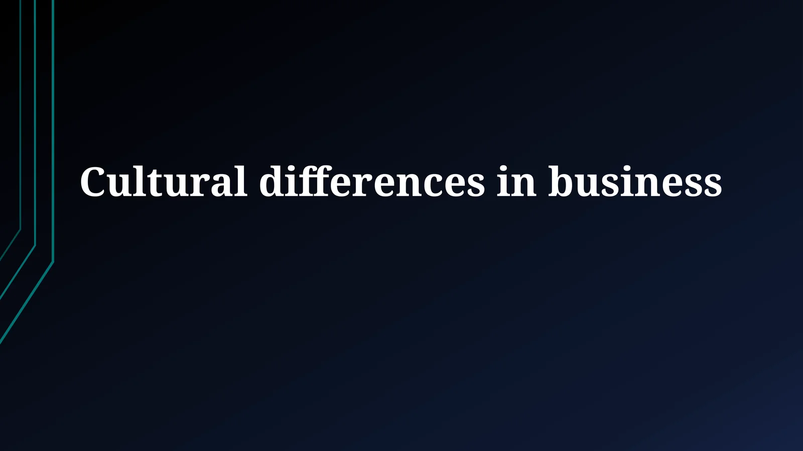 Navigating Cultural Nuances in Global Business