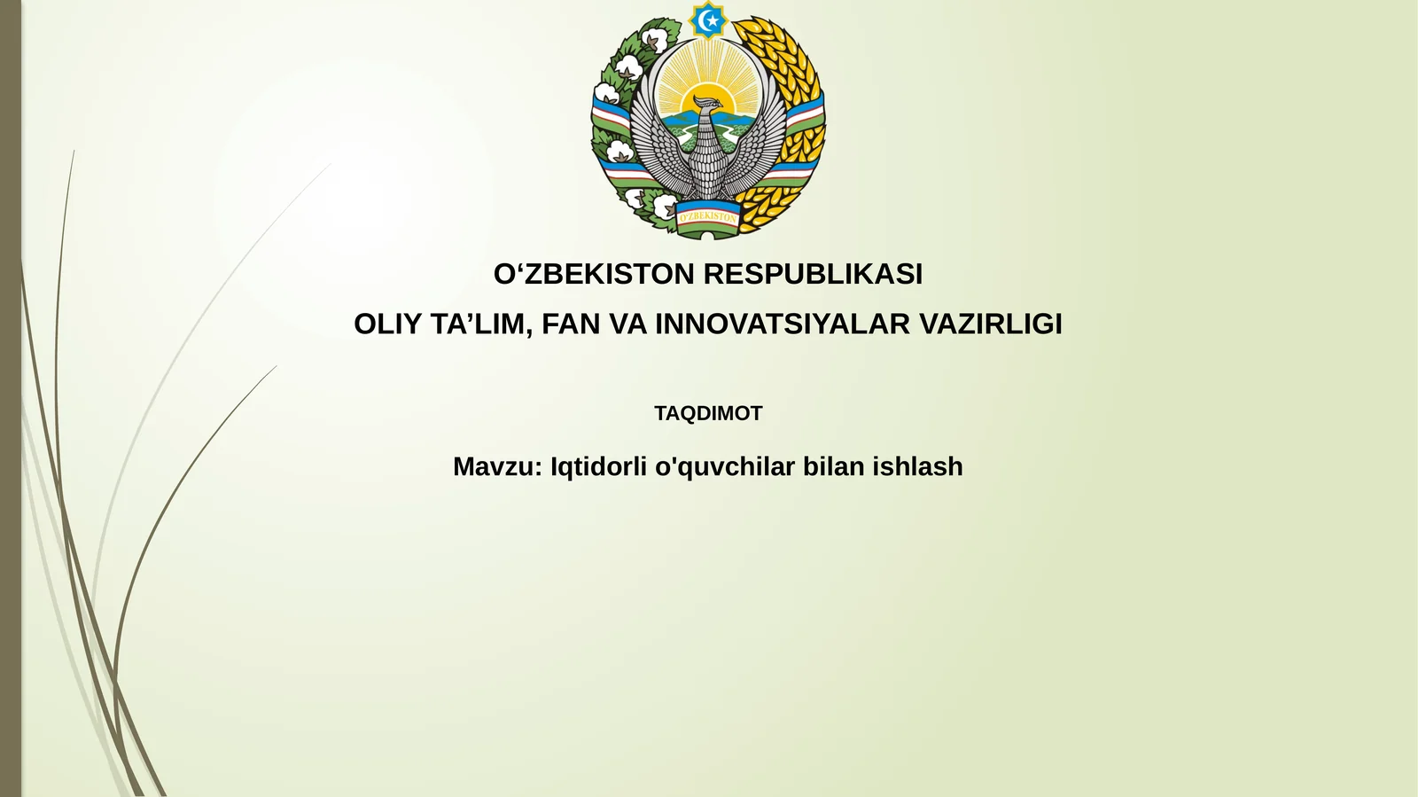 Iqtidorlio'quvchilarbilanishlash