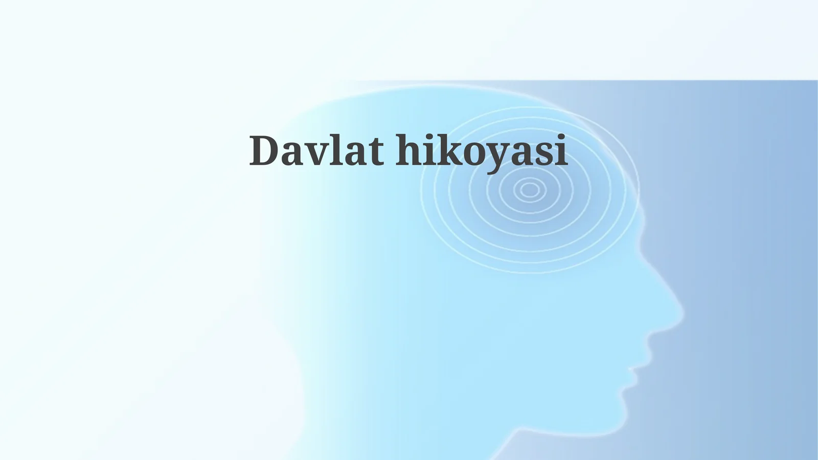 Davlat Hikoyasi: Ta'rif va Ahamiyati