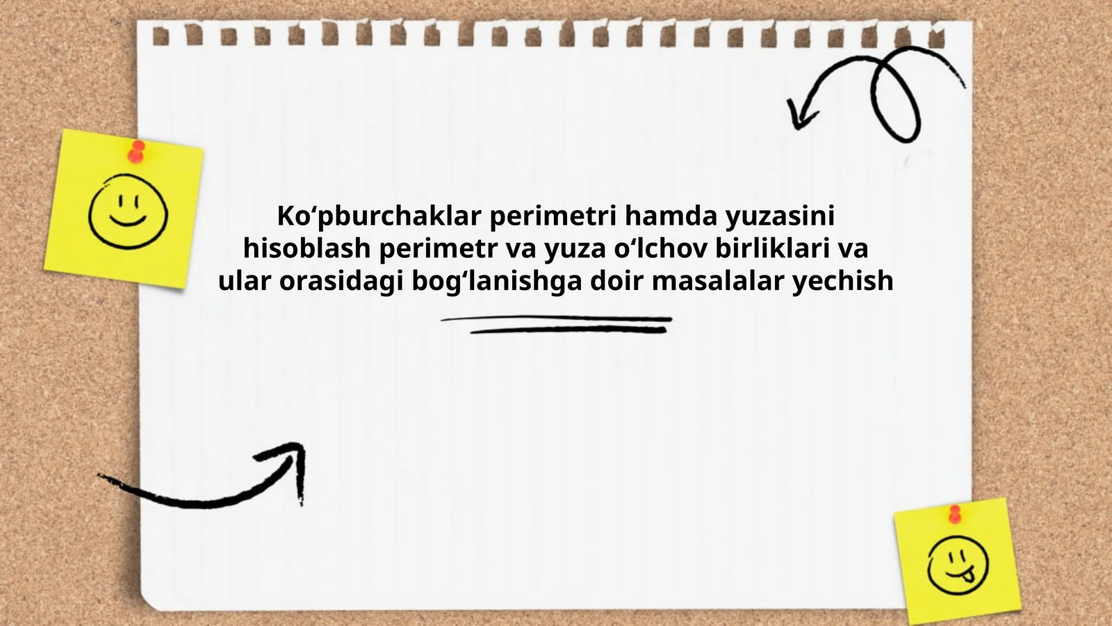 Koʻpburchaklar perimetri hamda yuzasini hisoblash