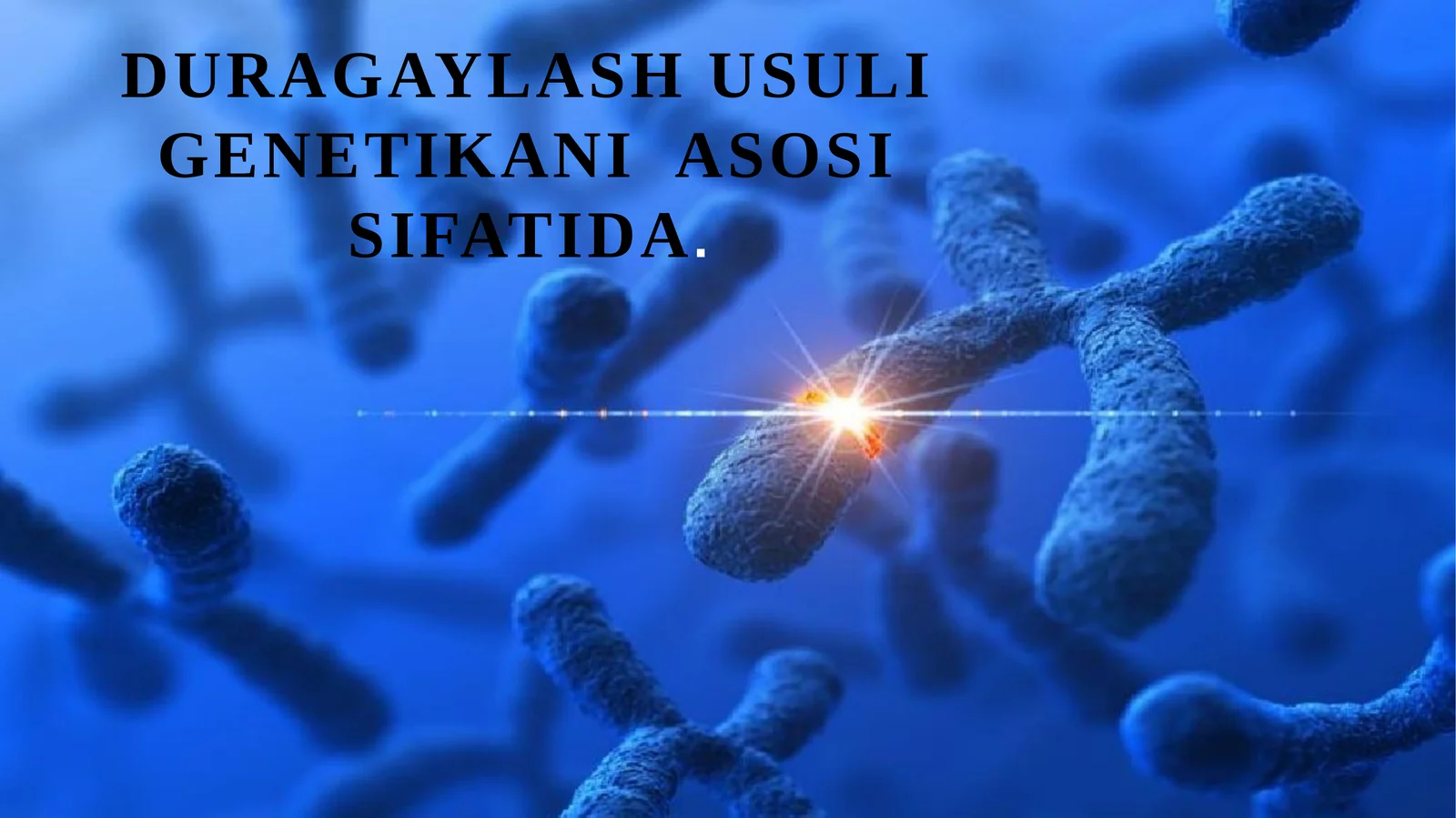 DURAGAYLASH USULI GENETIKANI ASOSI SIFATIDA