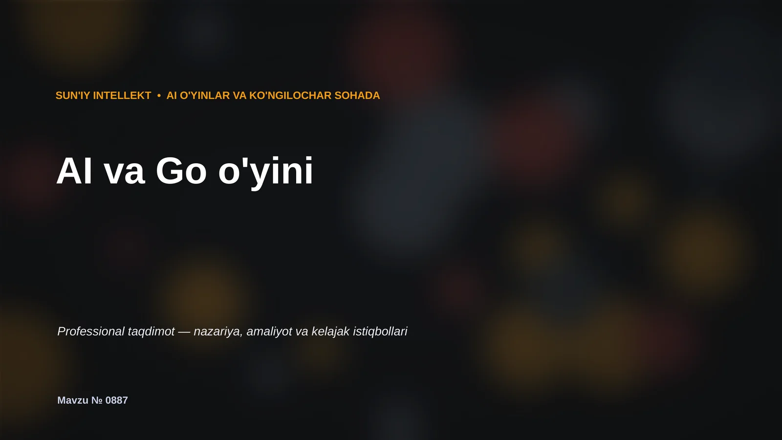 AI va Go o'yini