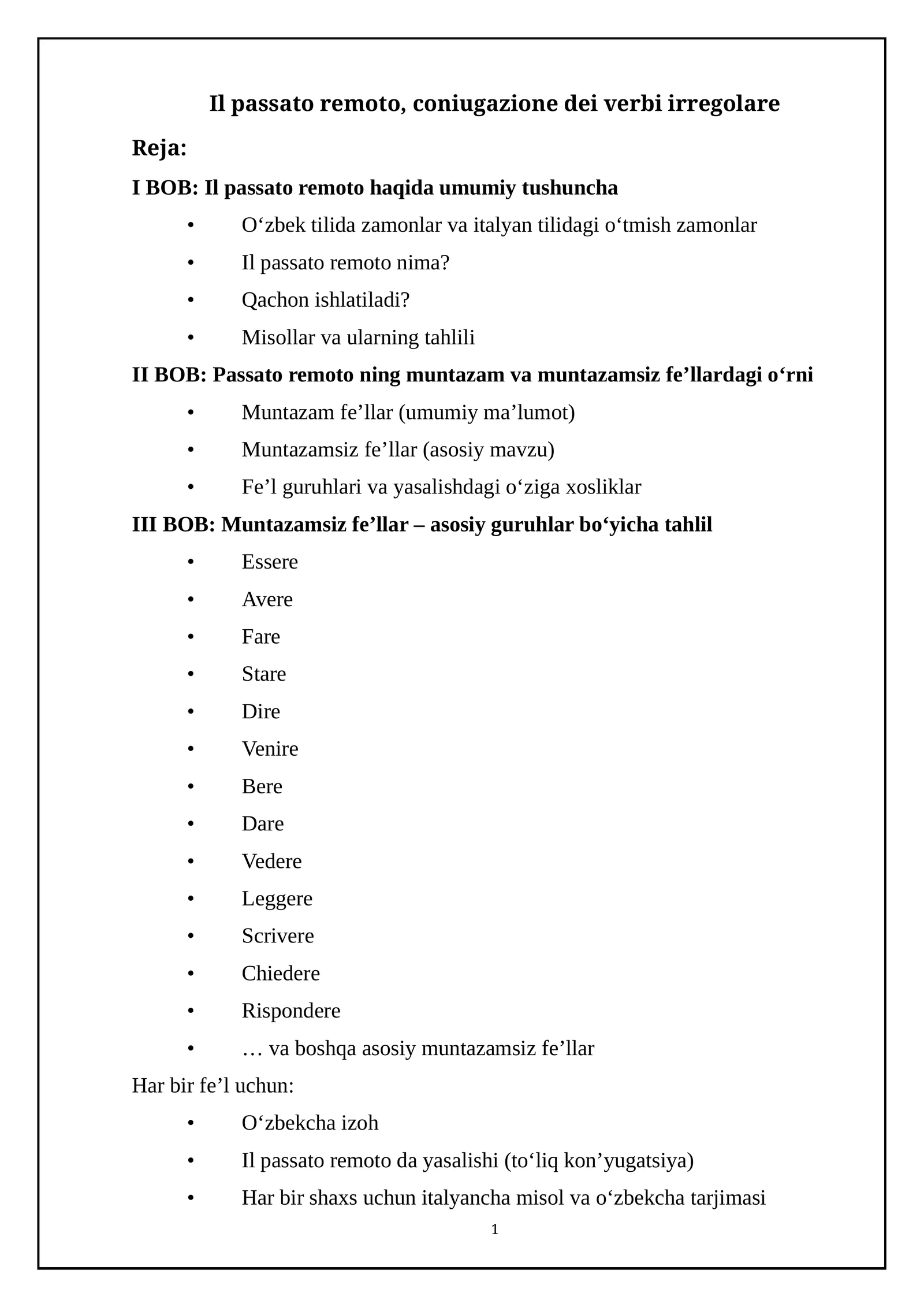 Il passato remoto, coniugazione dei verbi irregolare