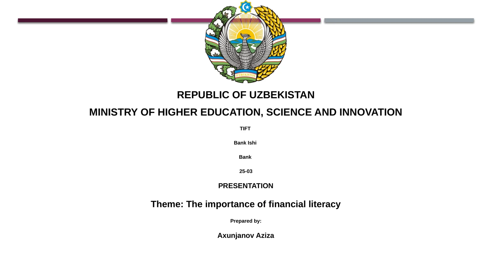 The importance of financial literacy