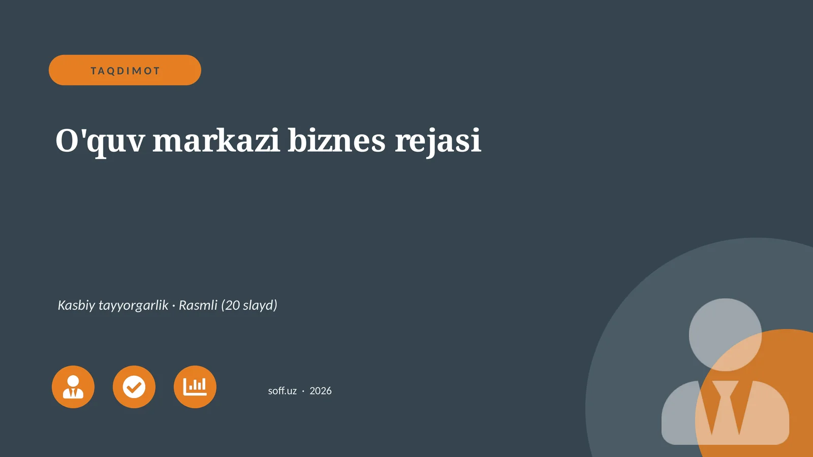 O'quv markazi biznes rejasi