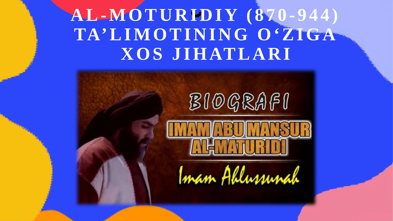 Al-Moturidiy ta'limoti
