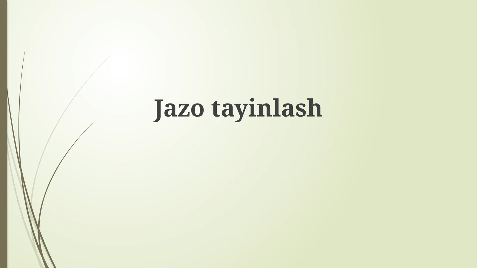 Jazotayinlash