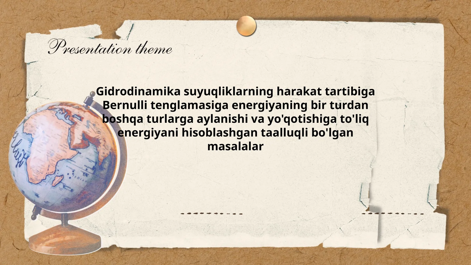 Gidrodinamika suyuqliklarning harakati