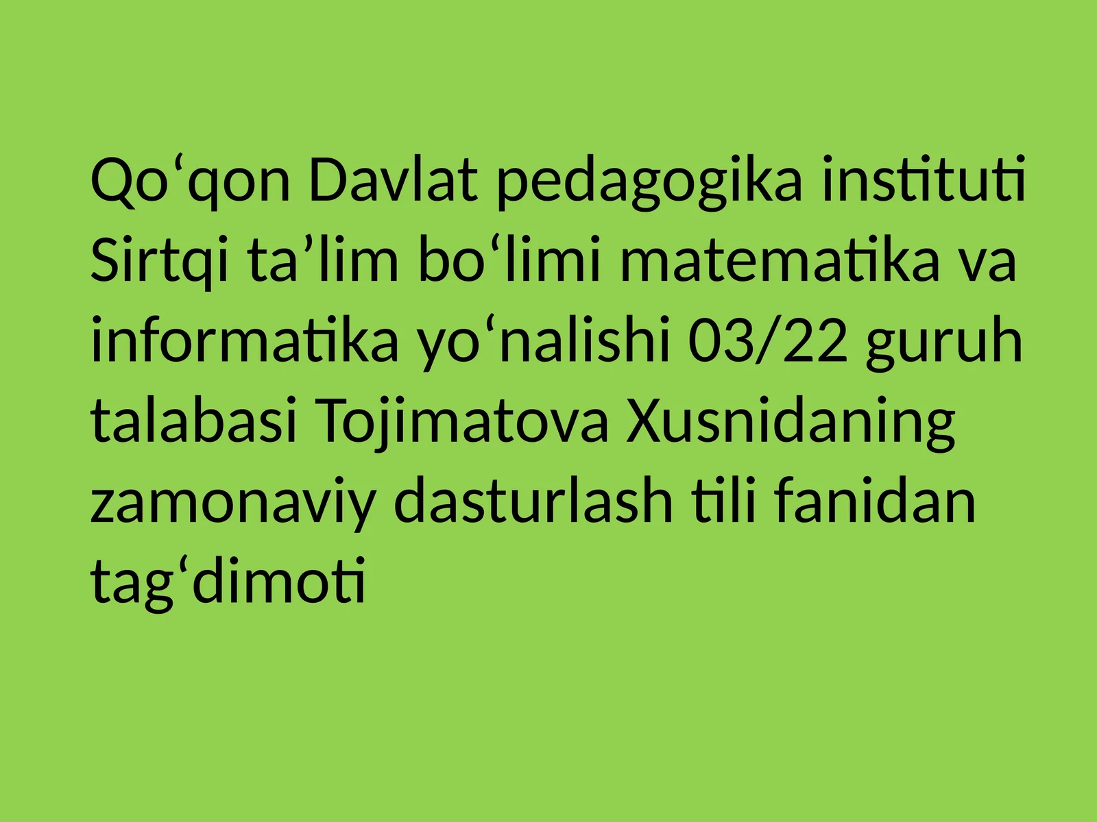 Djangofremworkdabloglarniloyihalash
