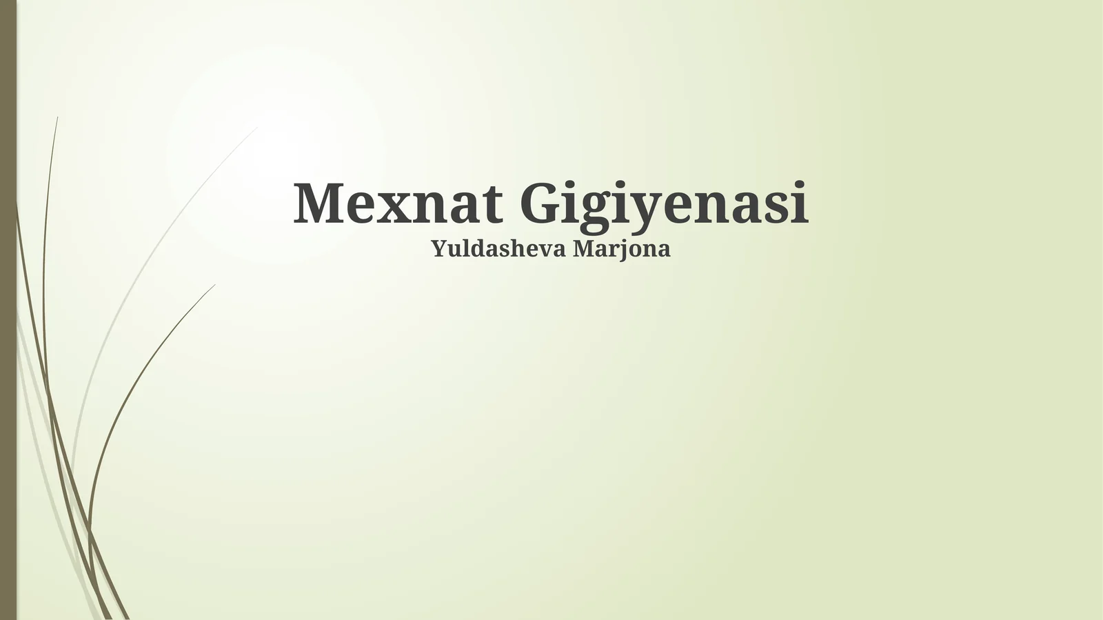 Mexnat Gigiyenasi