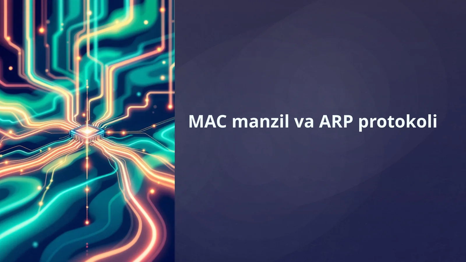 MAC manzil va ARP protokoli