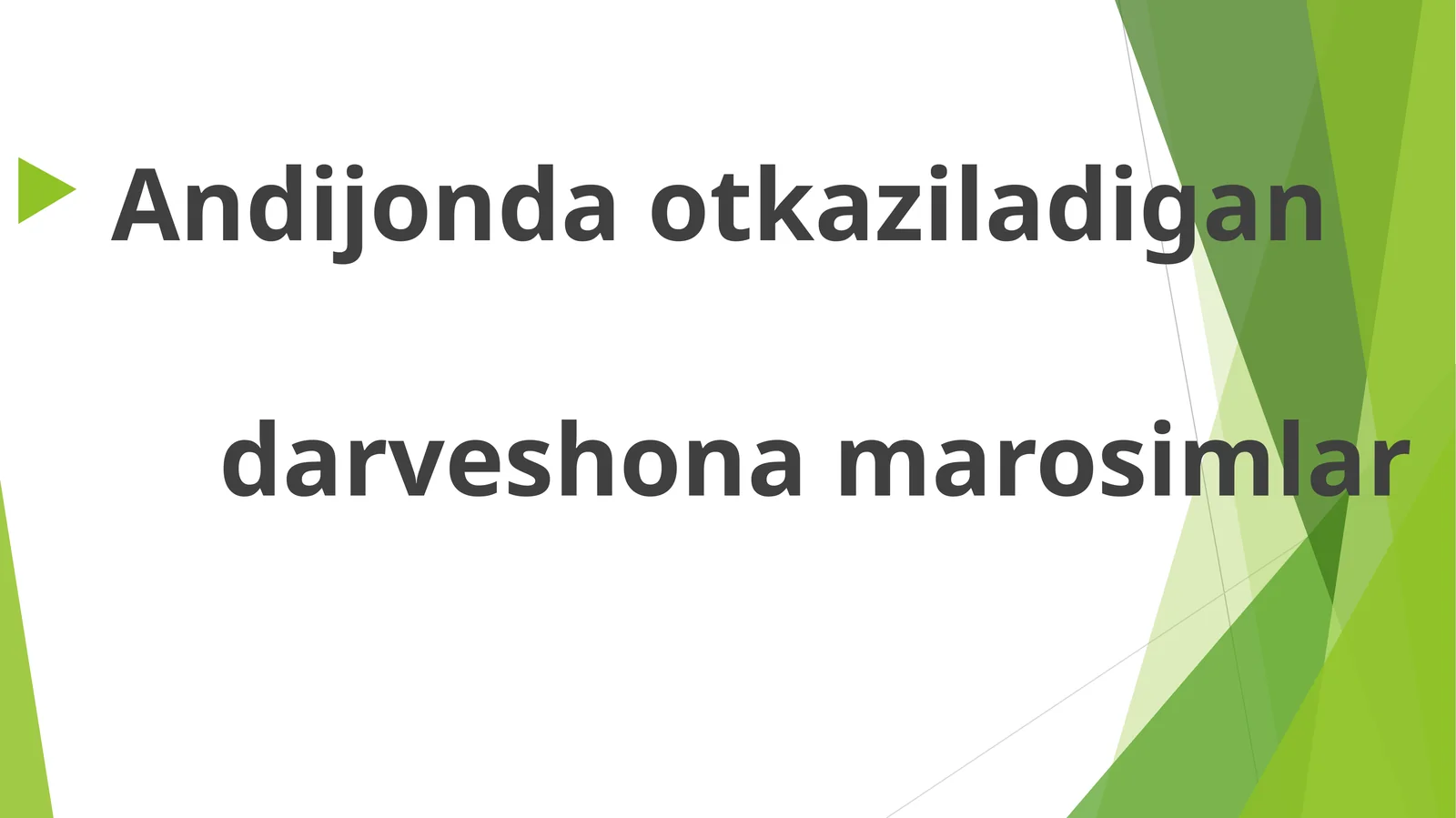 Darveshona marosimlari