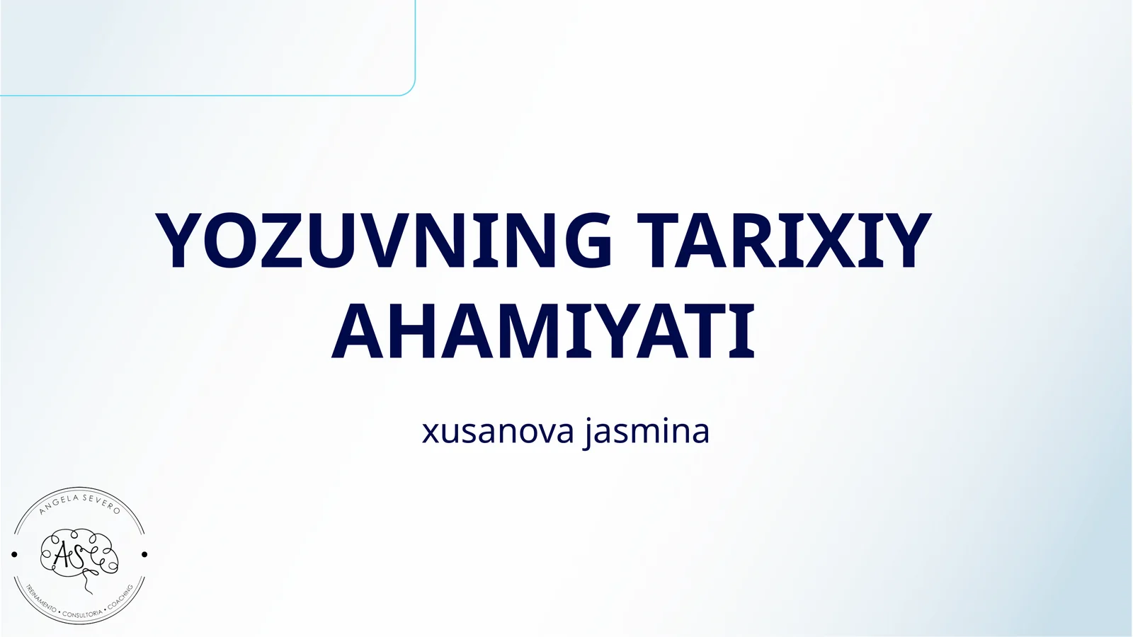 YOZUVNING TARIXIY AHAMIYATI