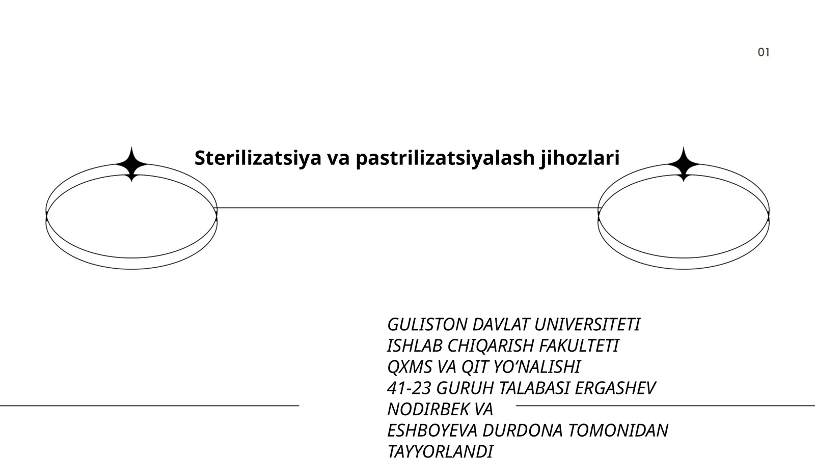 Sterilizatsiya va pastrilizatsiyalash jihozlari