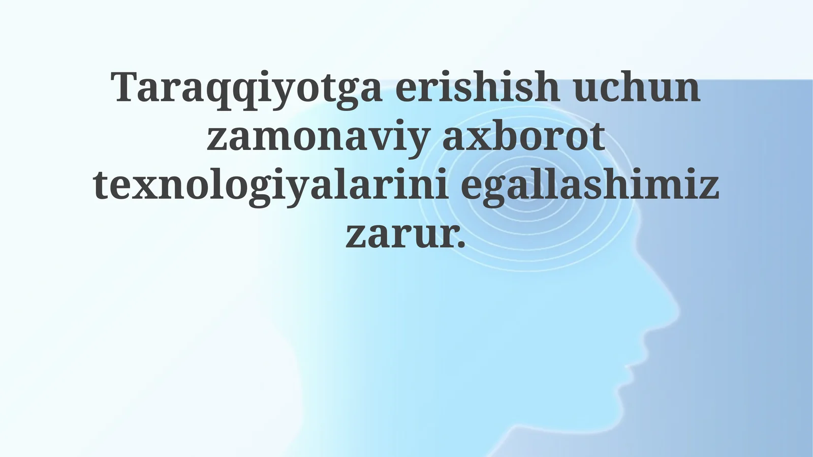 Zamonaviy axborot texnologiyalari: Taraqqiyot kaliti
