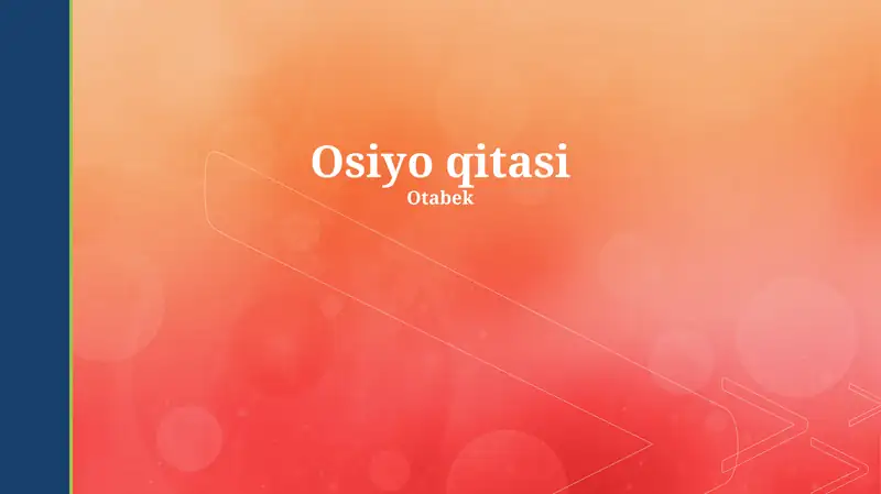 Osiyo qitasi