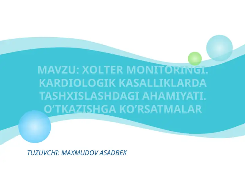 Xolter Monitoringi