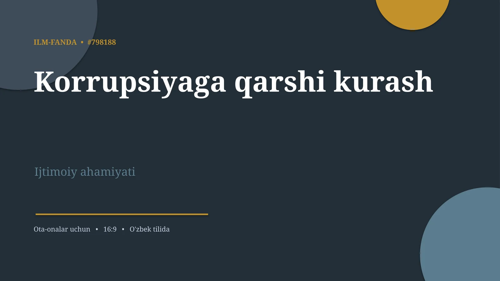 Korrupsiyaga qarshi kurash