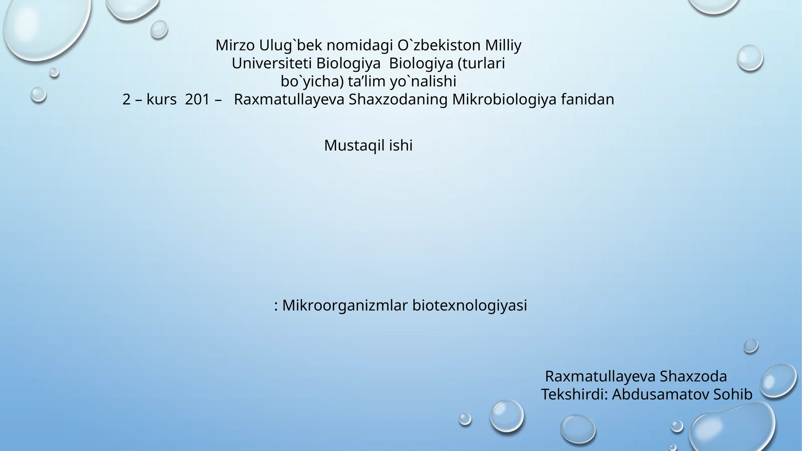Mikrobbiotexnologiyasi