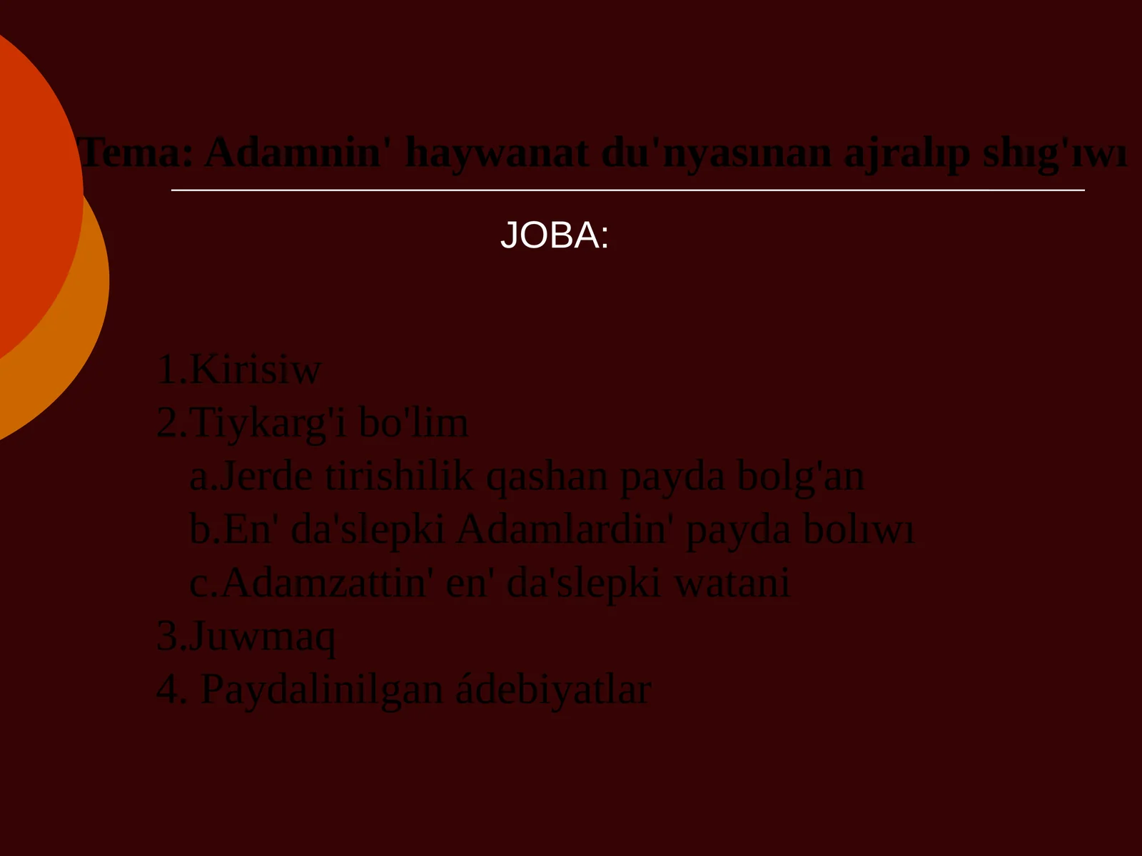 JOBA