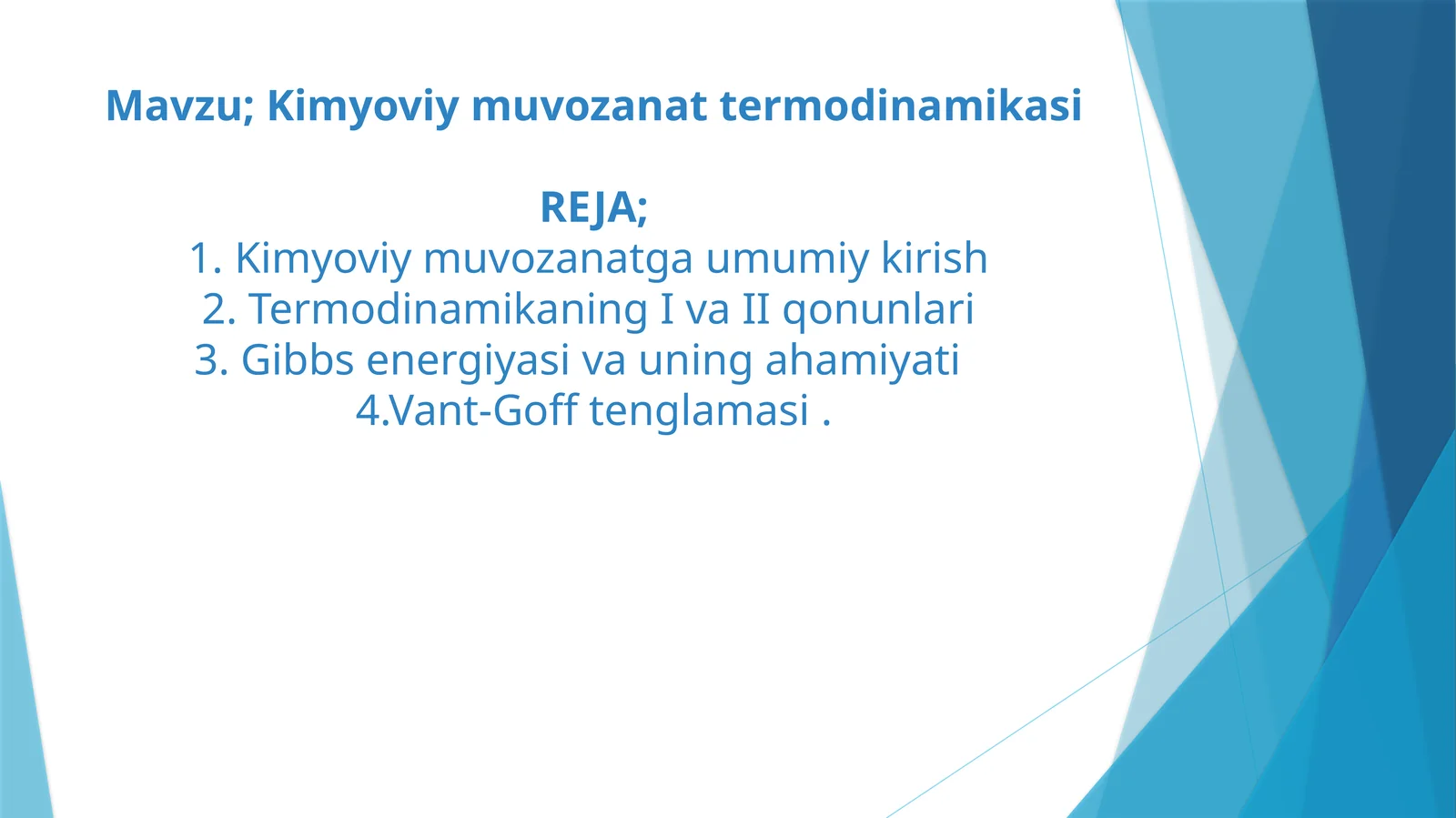 Kimyoviymuvozanattermodinamikasi