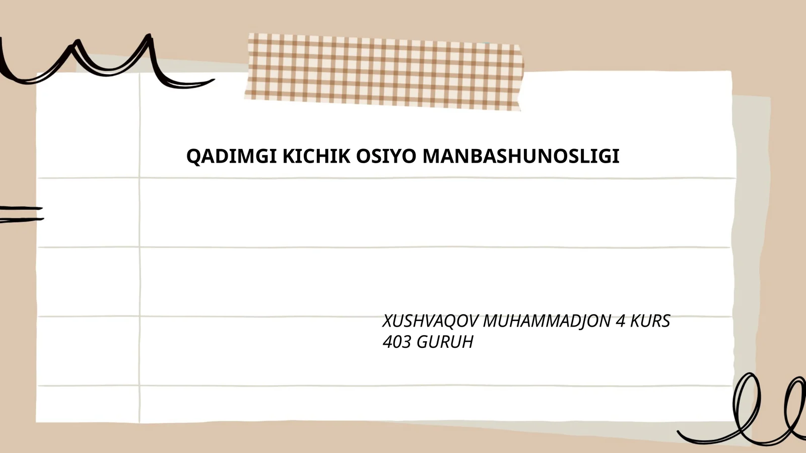 Qadimgi Kichik Osiyo Manbashunosligi