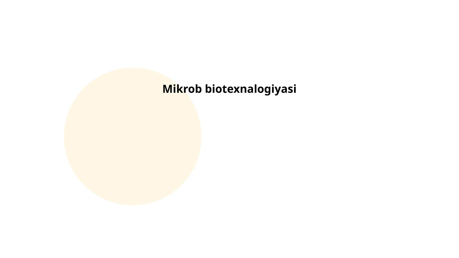 Mikrob biotexnalogiyasi