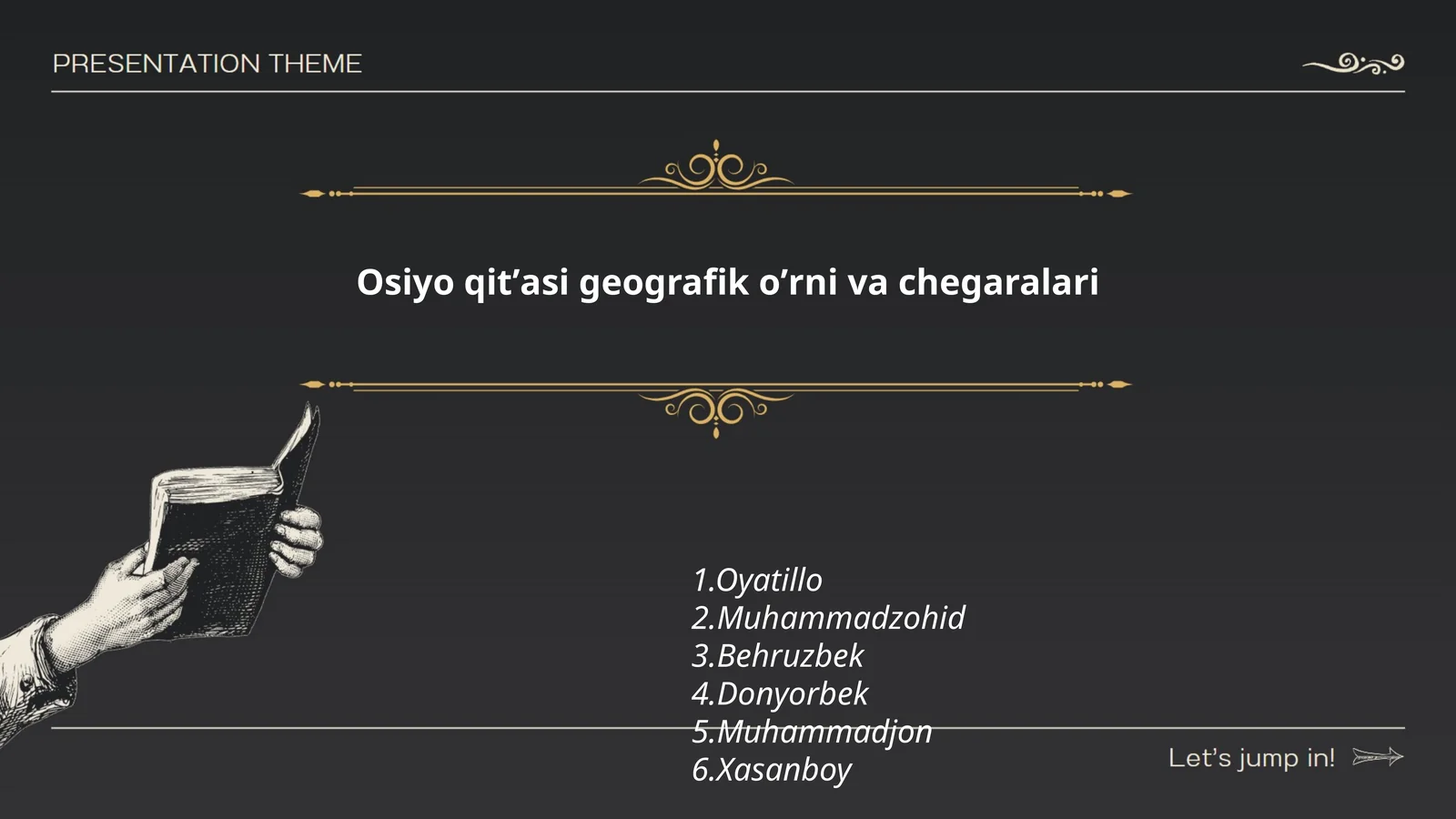 Osiyo qitʼasi geografik oʼrni va chegaralari