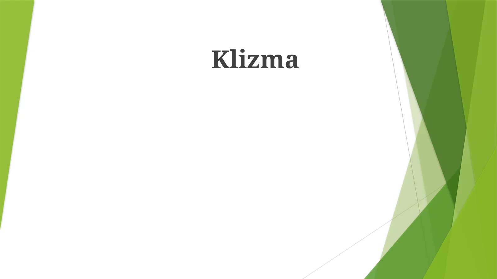 Klizma