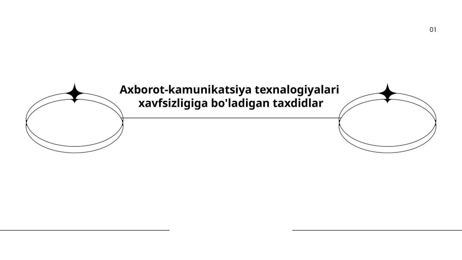 Axborot-kamunikatsiya texnalogiyalari xavfsizligiga bo'ladigan taxdidlar