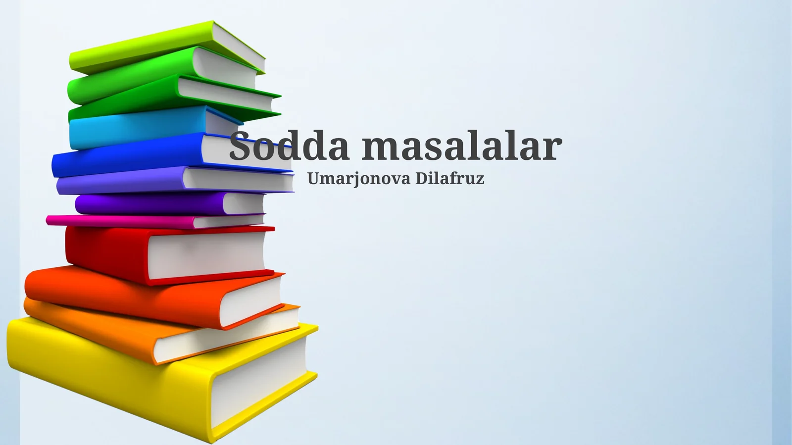 Sodda masalalar