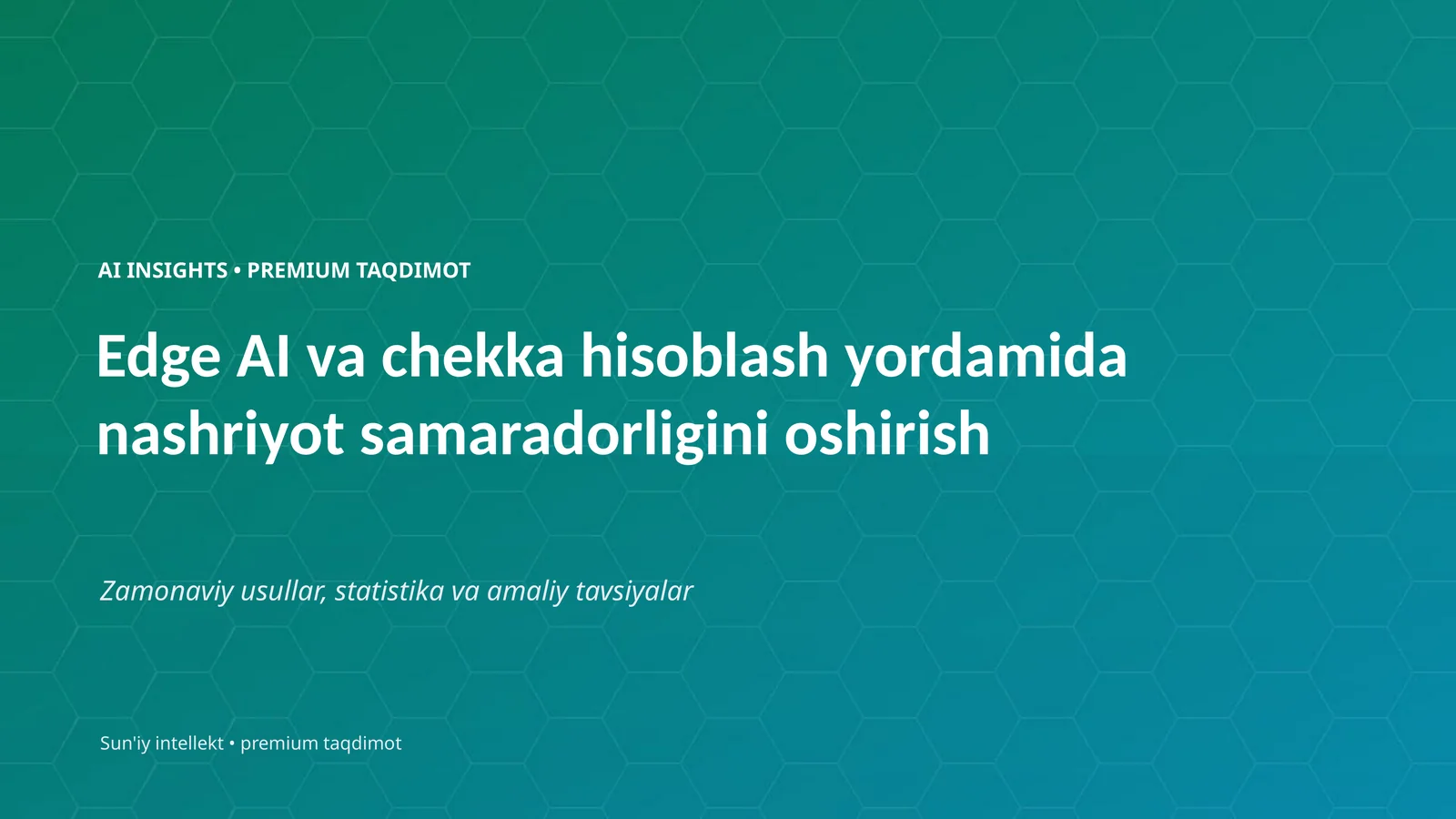 PREMIUM TAQDIMOT
