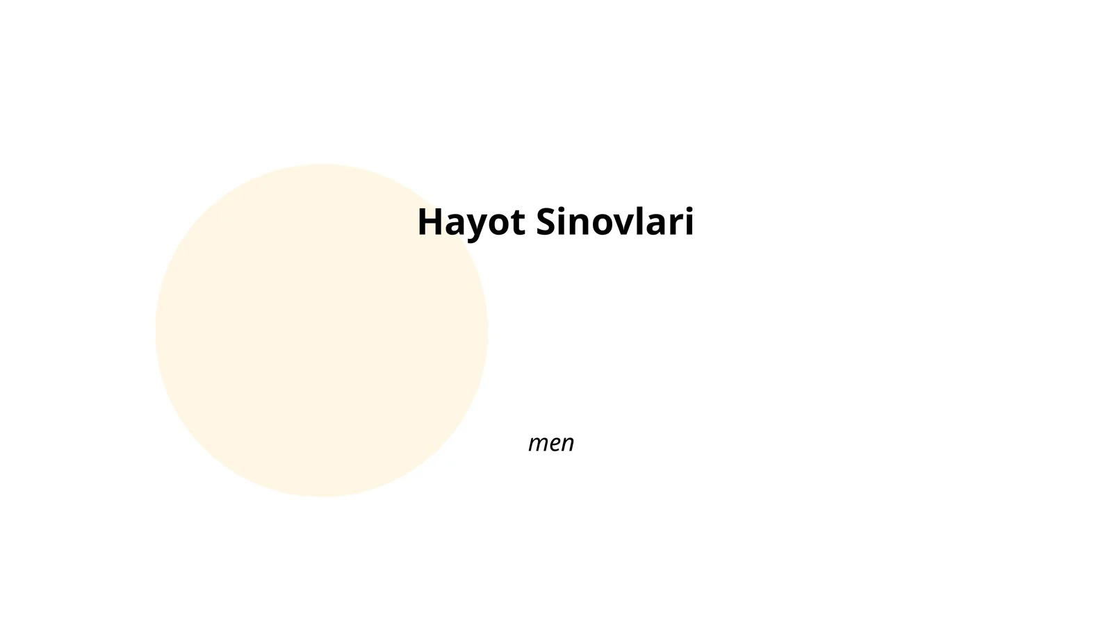 Hayot Sinovlari