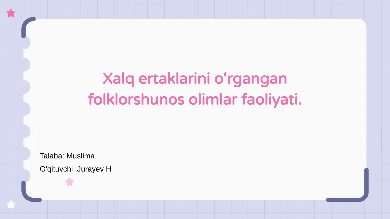 Xalq ertaklarini o‘rgangan folklorshunos olimlar faoliyati