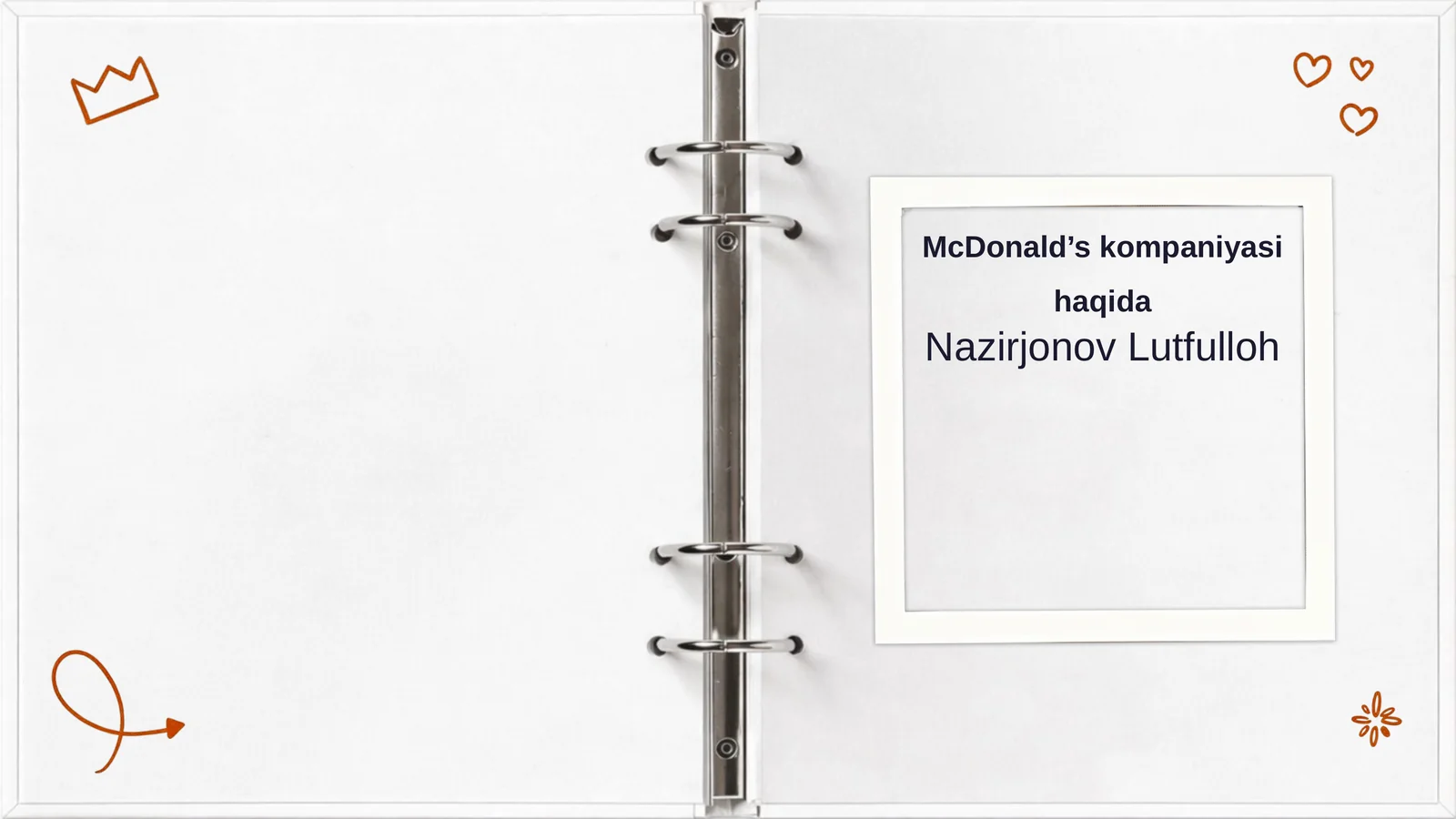 McDonald's kompaniyasi haqida