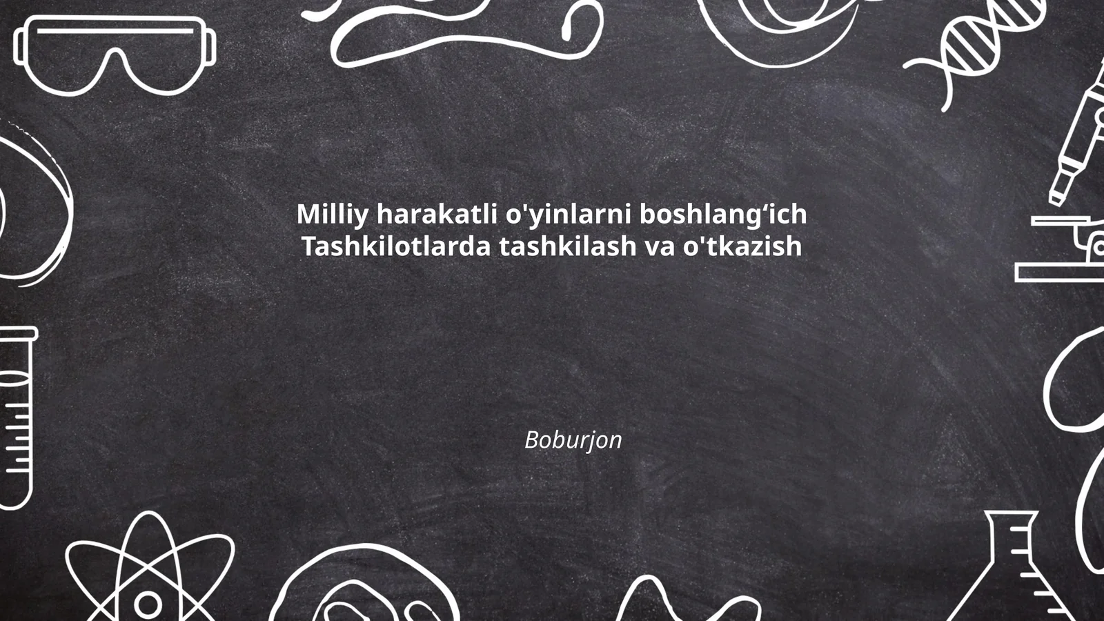 Milliy harakatli o'yinlarni boshlangʻich Tashkilotlarda tashkilash va o'tkazish