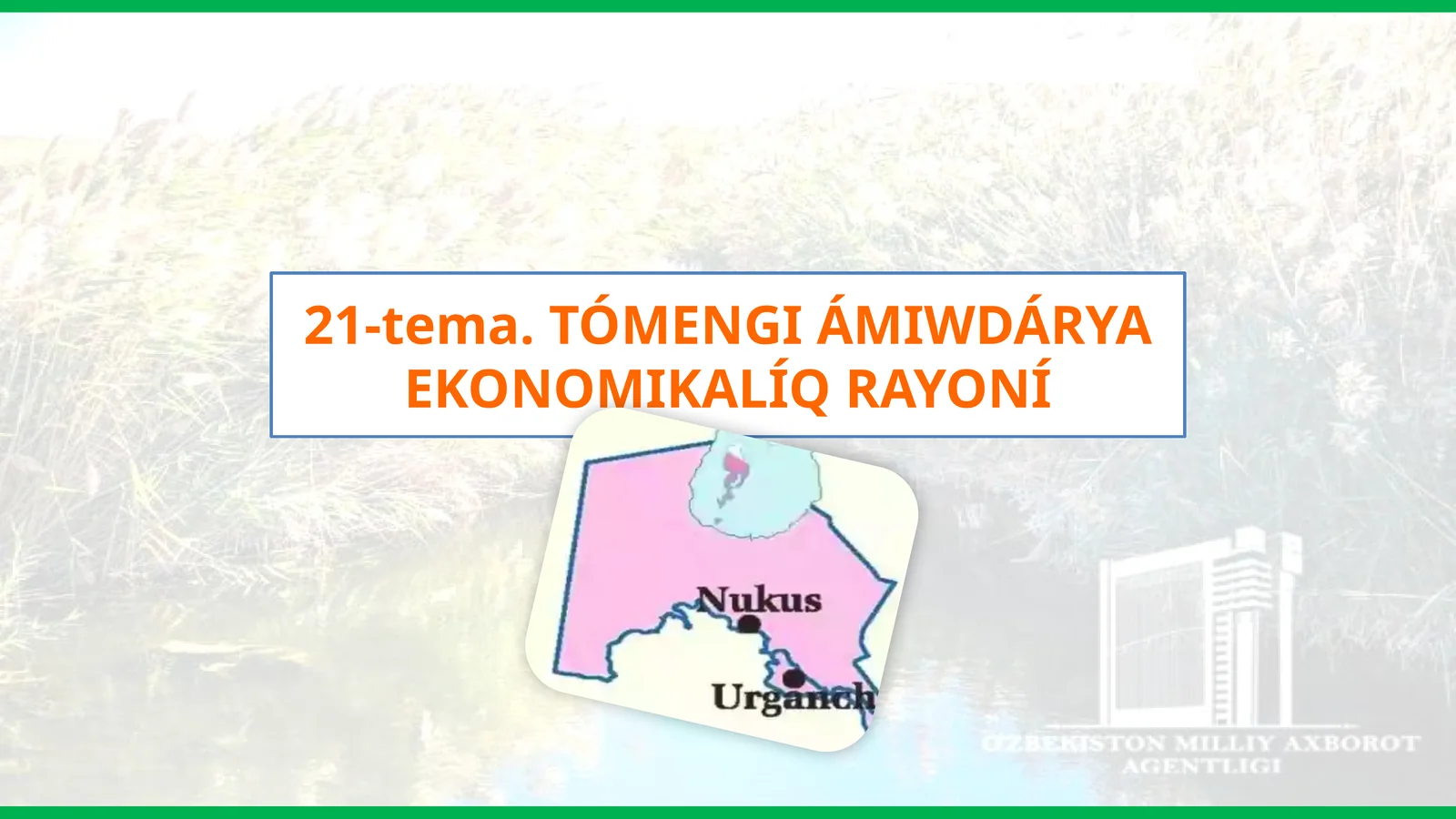 Tómengi Ámiwdárya Ekonomikalíq Rayonı