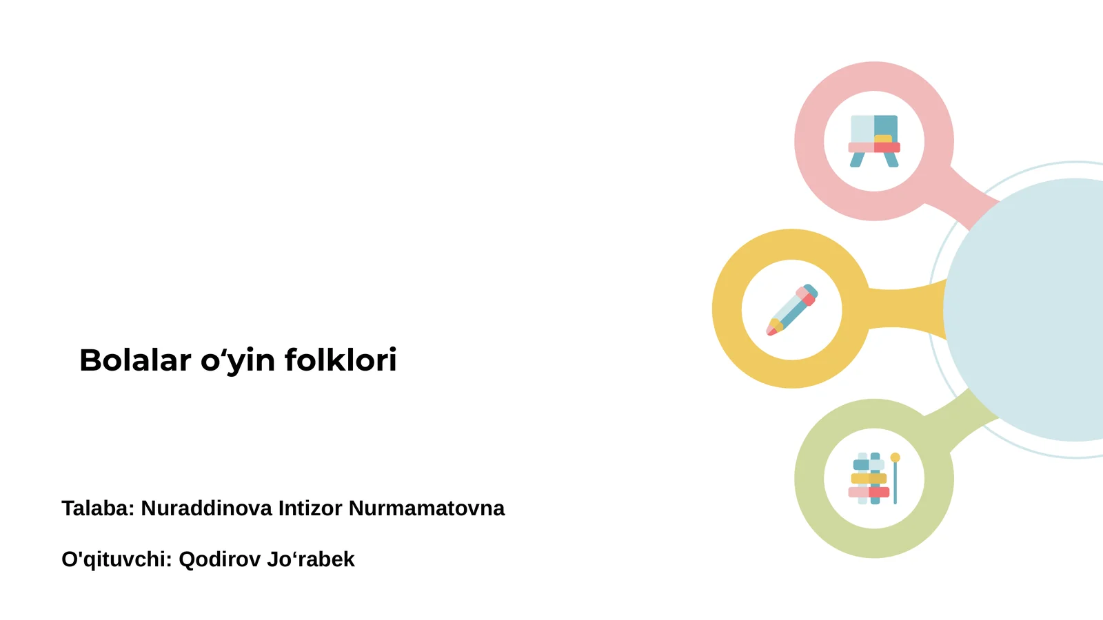 Bolalar o‘yin folklori
