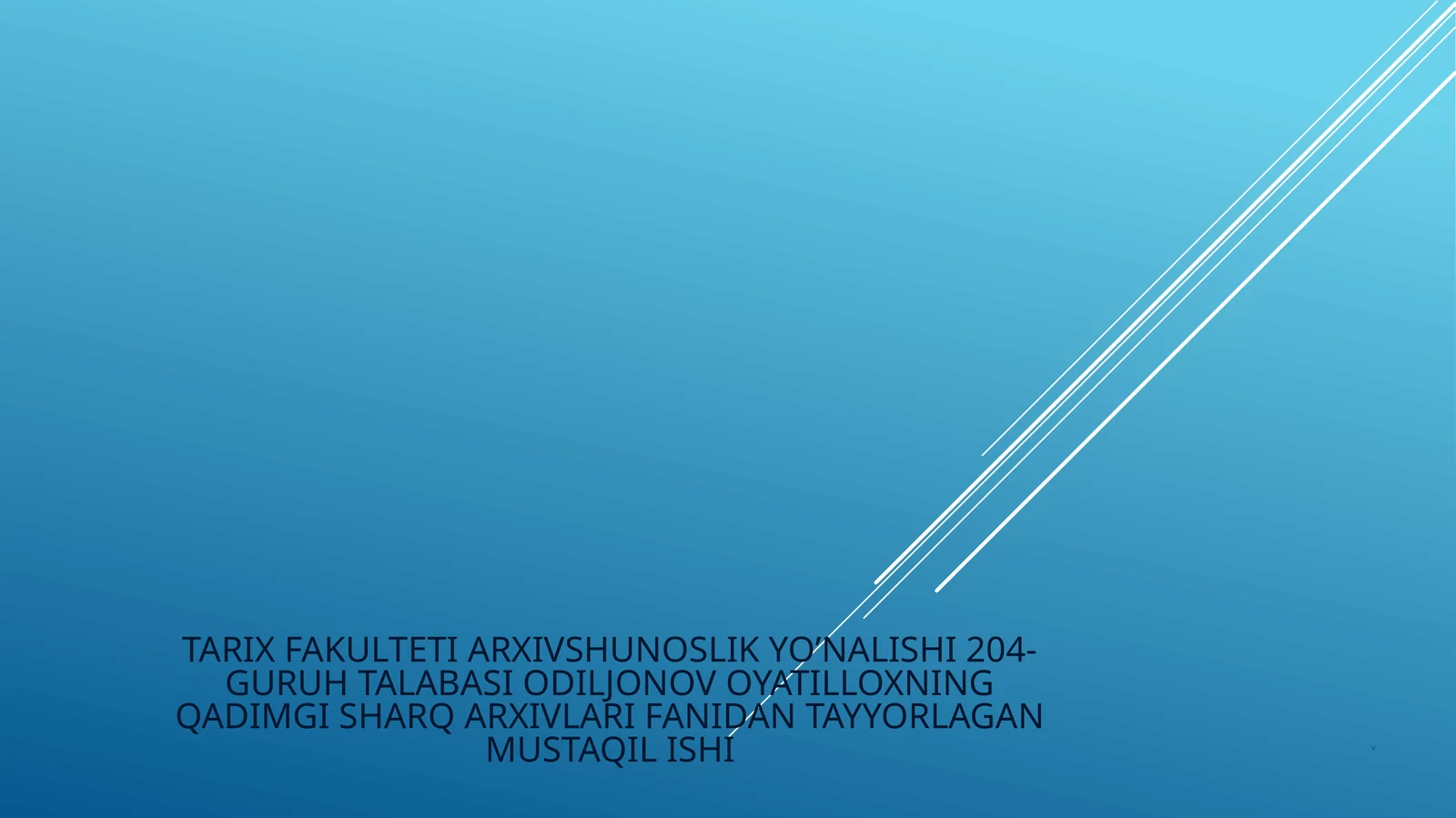 Ashshurbalit I mavzusida slayd