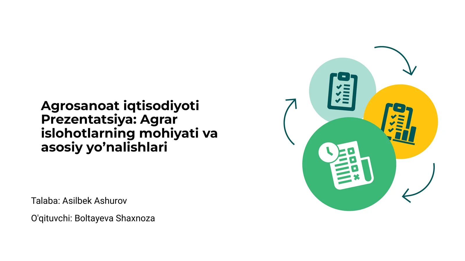 Agrosanoat iqtisodiyoti