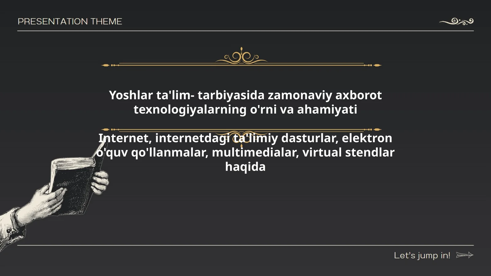 Yoshlar ta'lim- tarbiyasida zamonaviy axborot texnologiyalarning o'rni va ahamiyati